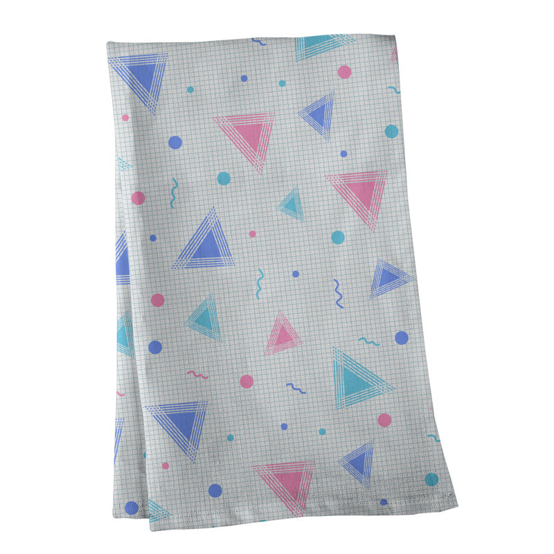 Mcguigan Tea Towel Kitchen Towel, Cotton Twill, Navy/Pink/Blue