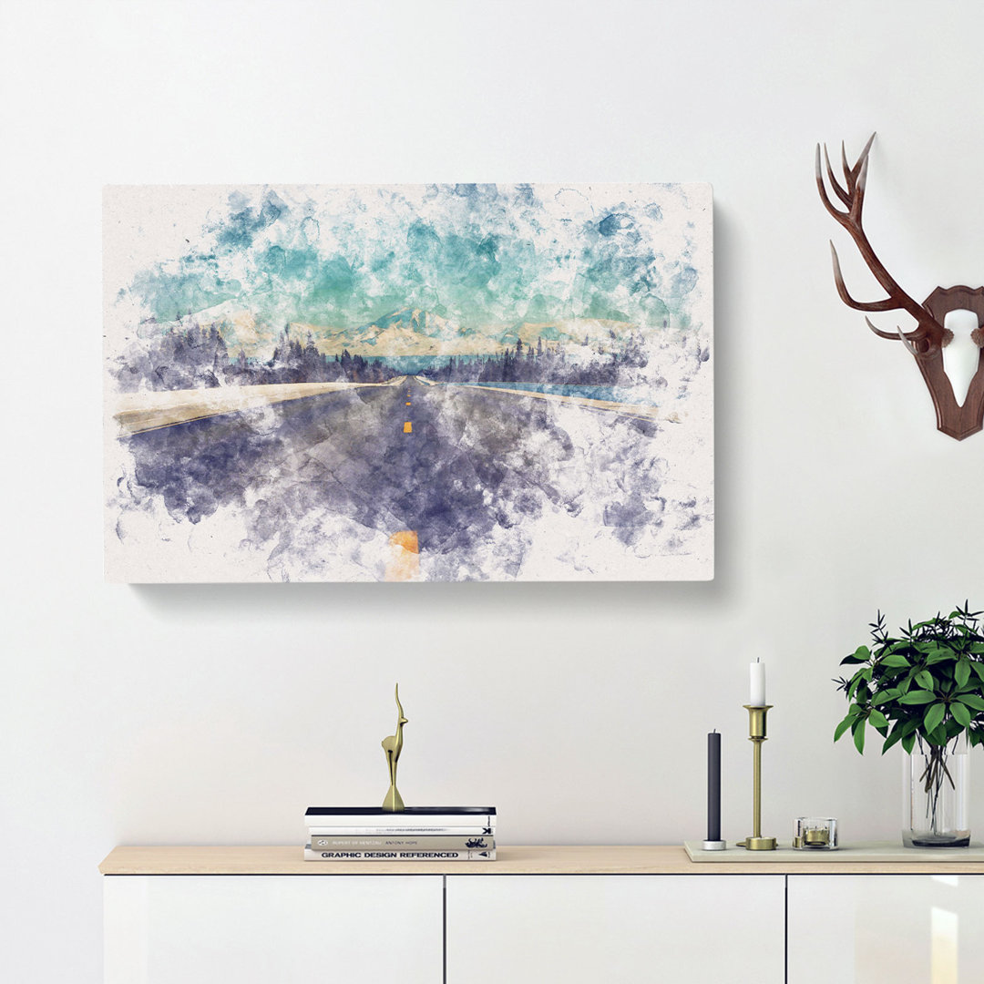 Alaskan Mountains - Wrapped Canvas