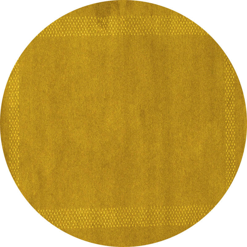 Halimeda Washable Abstract Indoor Rug, Round 7'