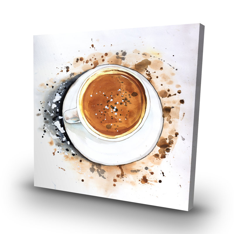 Cappuccino refreshing - 32"x32" art on canvas