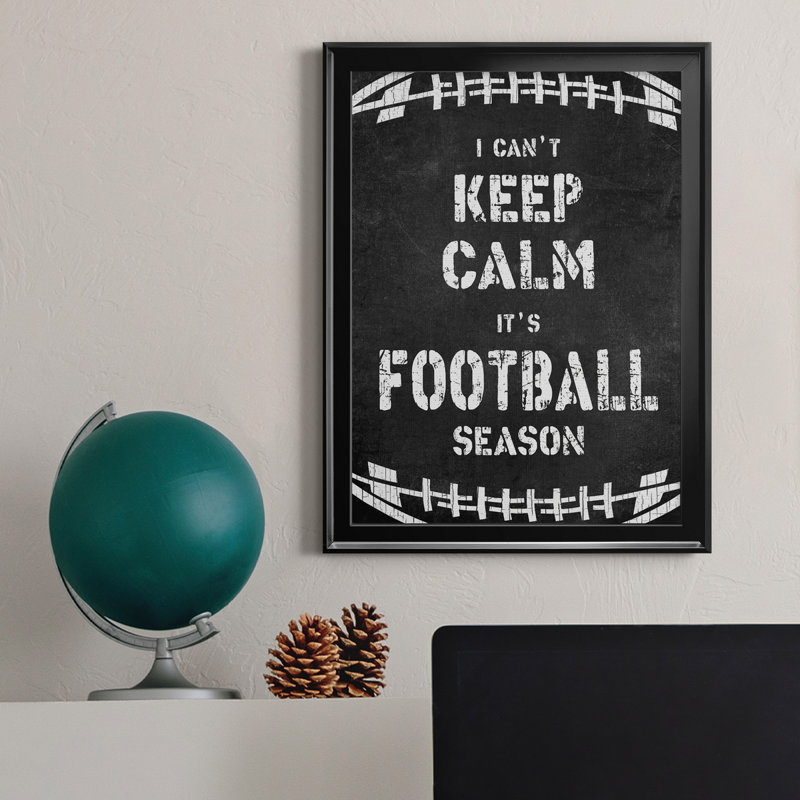 «Don't Keep Calm», art textuel sur toile, Noir, H 18,5 po x l 24,5 po x P 1,5 po