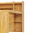 Wooden Full Size Daybed With Storage Shelves, Multi-Functional Bed With Twin Size Trundle Bed And  Study Desk, Natural-1684040031-1684040030