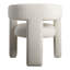 Fauteuil demi-tonneau en polyester 29 po Verna-401537966