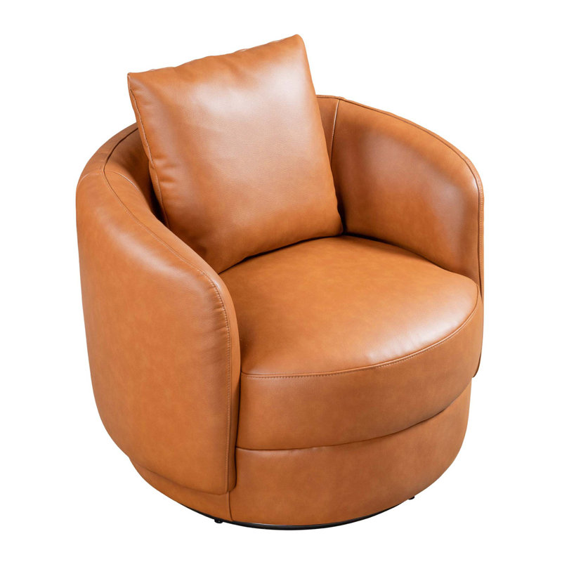 Dylan Leather Swivel Chair