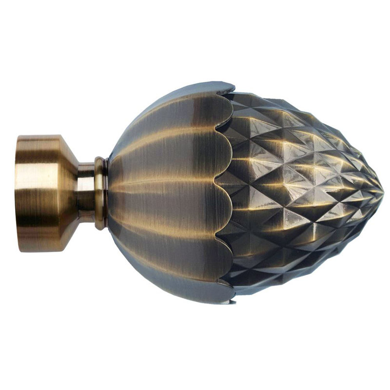 Poles Apart 27.94cm Finial, Antique Brass