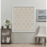 Exclusive Home Prague Trellis 100% Blackout Roman Shade