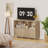 Guinna Farmhouse 6 Cube Bookshelf With 3 Doors, Wood Bookcase With Storage, Horizontal Cubby Organizer Shelf For Living Room, Office, Bedroom-246873507