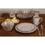 Service de vaisselle à motif de tissage patiné pour quatre personnes de seize articles de Lorren Home Trends-38053088
