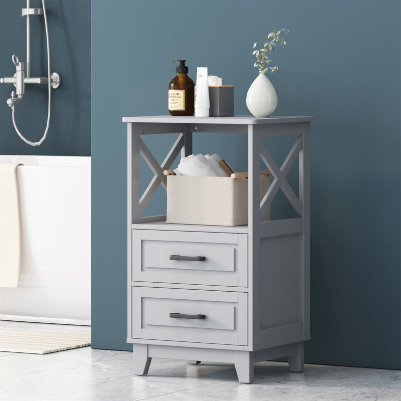 2 Drawer Cabinet, Entryway Cabinet