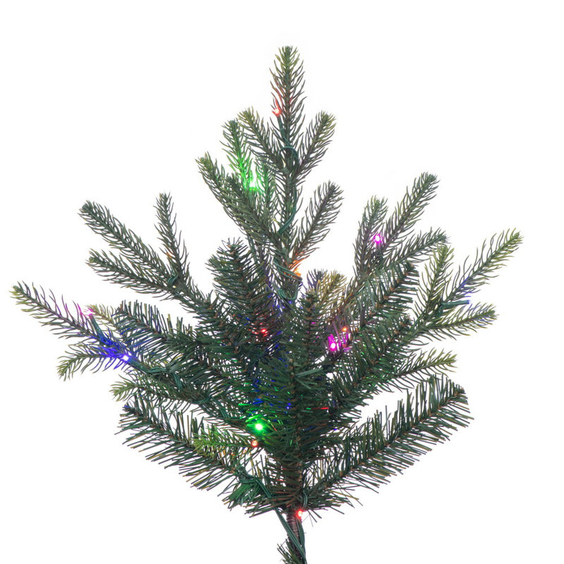 Vickerman 9' x 63" Orchard Fraser Fir Artificial Pre-Lit Christmas Tree with 1400 LED Color Changing 3mm Low Voltage 6 Function Wide Angle Coaxial Lights