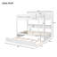 Lit superposé en bois avec lit gigogne et tablettes de rangement intégrées Nelson-125006265-125006267