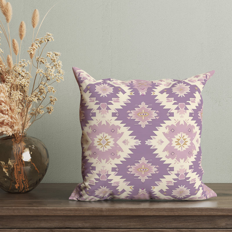 Housse de coussin décoratif Lila Elegance, H 22 po x l 22 po