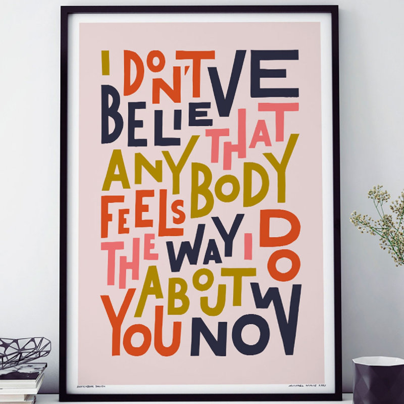 Single Picture Frame Print