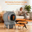 PP+ABS+POM Self-Cleaning Litter Box