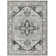 Mikel Traditional Charcoal Area Rug