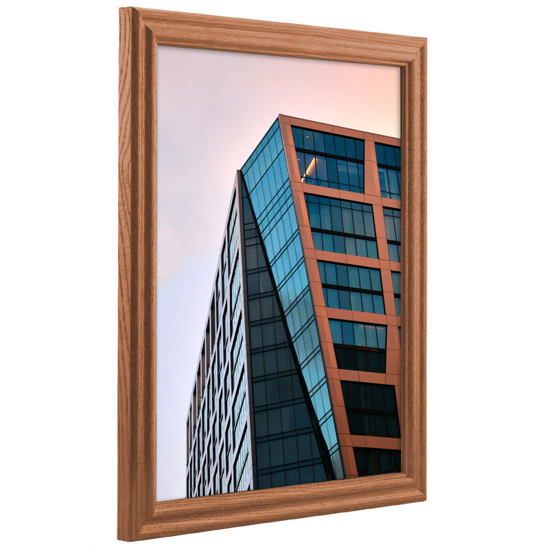 Cadre photo simple en bois biseauté, L 4 po x H 6 po, Érable Vermont