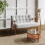 Wasser Fabric 126cm Reception Loveseat-550400609