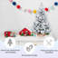 Arbre de Noël enneigé 3 pi avec branches en PE / PVC et aiguilles en pin, 170 pointes, décorées de pommes de pin et de baies rouges