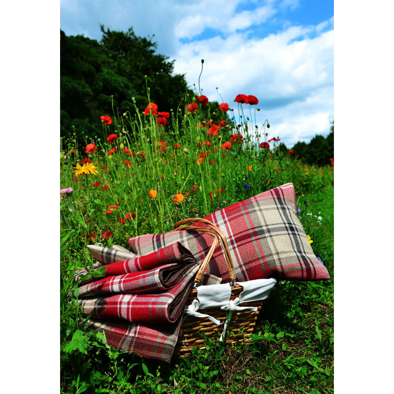 Deck Throw Blanket, 254 x 180 cm, Red