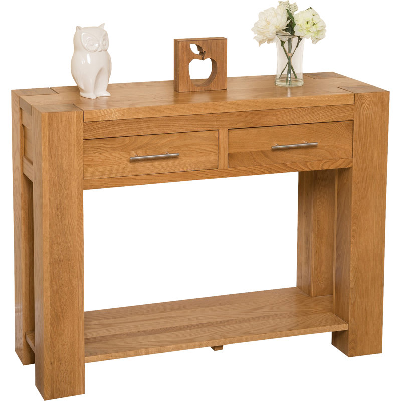 Hagan 110cm Solid Wood Console Table