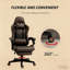 Fauteuil inclinable pivotant en cuir Pu