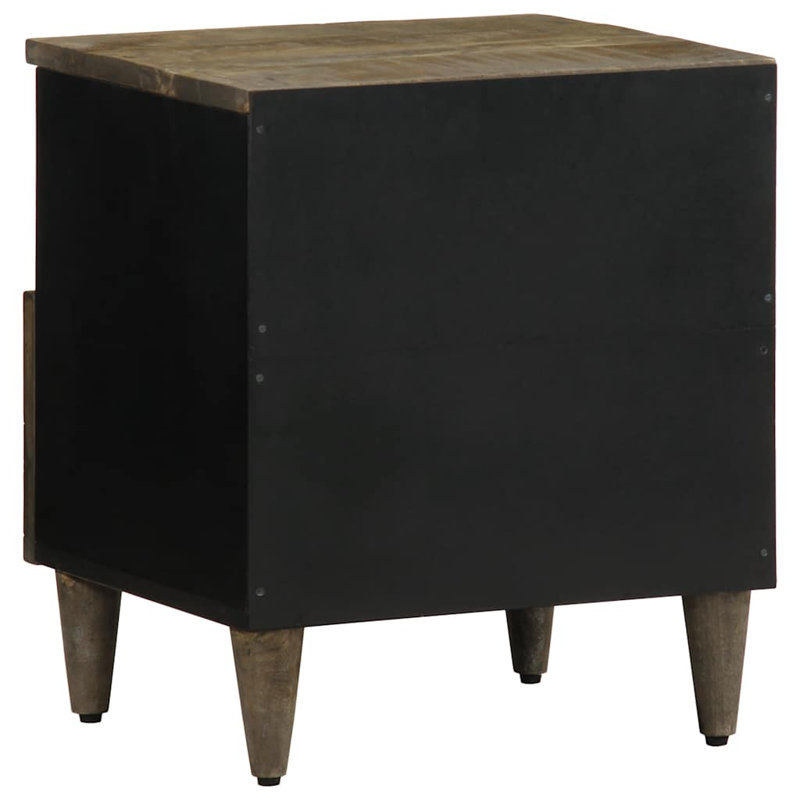 40cm W Metal Bedside Table