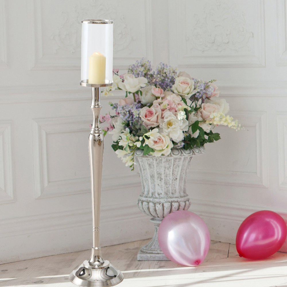 42.9'' H Metal Floor Candlestick House of Hampton®