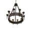 Lustre 10 lumières 35 "de large Costello