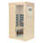 Single Person Indoor Bluetooth Compatible FAR Infrared Sauna with Remote Control in Hemlock-81603200