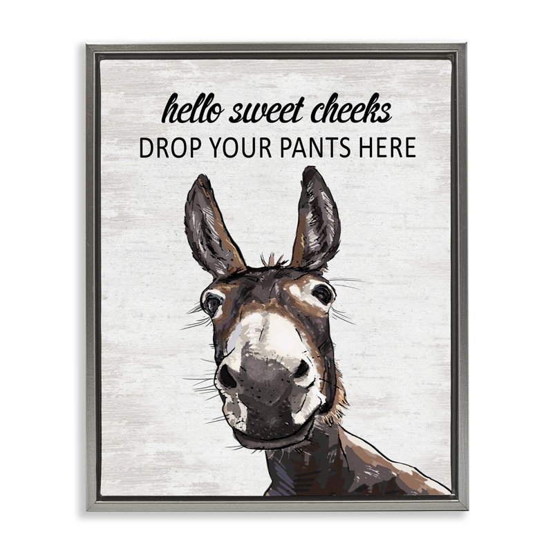 Cadre flottant Sweet Cheek Laundry, Cadre flottant gris lustré, H 31 po x l 25 po