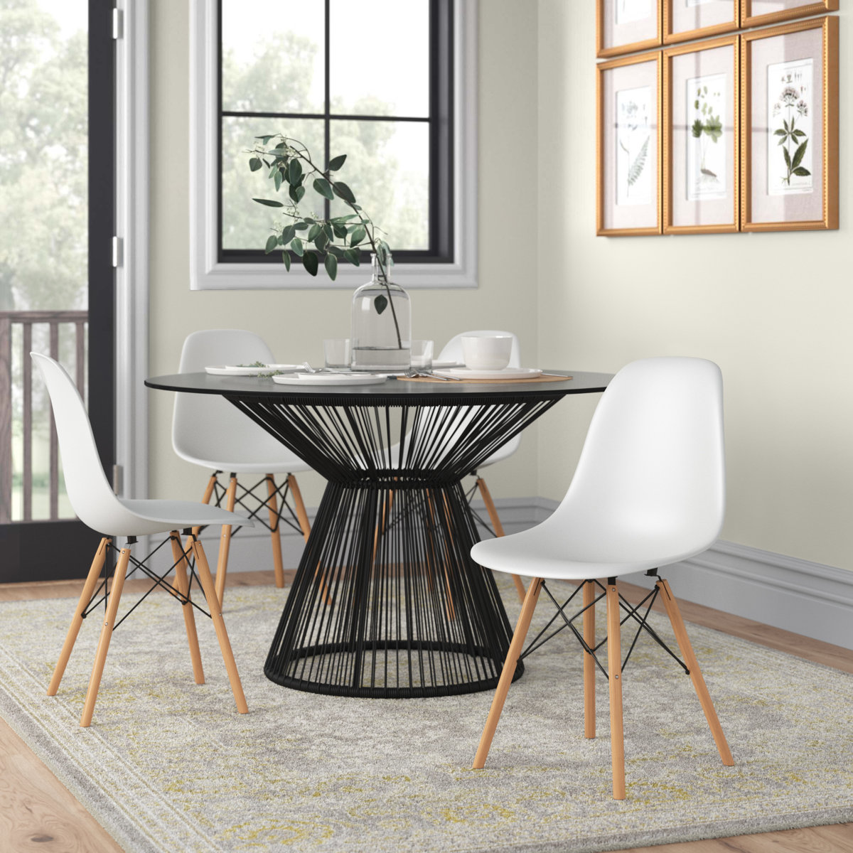 Josclyn Side Chair for Bedroom Kitchen Office (Set of 4)