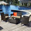 Lodoga 8 - Person Patio Conversation Set with Cushions