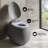 Plaisir Smart One-Piece 1.28 GPF Single Flush Toilet In Matte Gray-116275034
