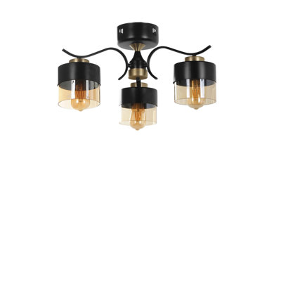 Plafonnier semi-encastré 3 lumières 21,65 po Hahn