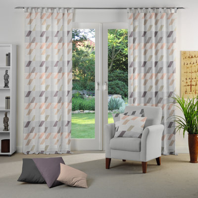 Lopez Room Darkening Curtain Single Panel