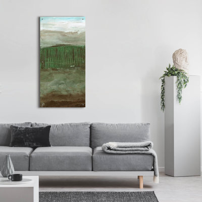 Epic Art 'Forest For The Trees 1' by Alicia Ludwig Acrylic Glass Wall Art, 24" x 48"