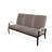 Askar 71.5'' Wide Powder Coated Aluminum Patio Sofa with Cushions-25943338-25943326