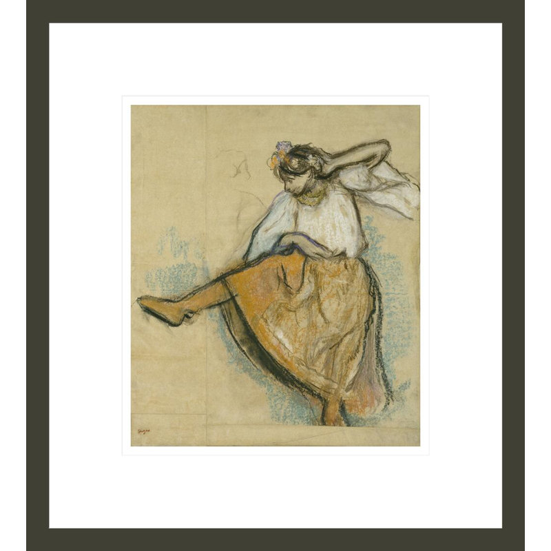La danseuse russe par Edgar Degas, impression giclée encadrée, H 15,2 po x l 13,75 po