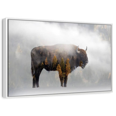 Bison de la forêt de pins