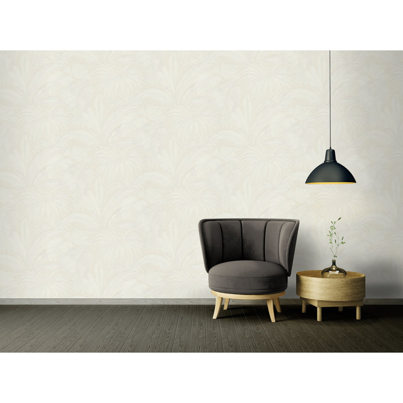  Papier peint Opulence Paragon, Crème, crème