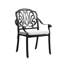 Bastian Stacking Patio Dining Side Chair with Cushion