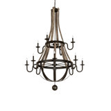Rustic Lodge 12 - Light Chandelier