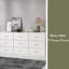 Commode moderne à 9 tiroirs pour la chambre à coucher - Vaste commode avec rangement, robuste et sécuritaire