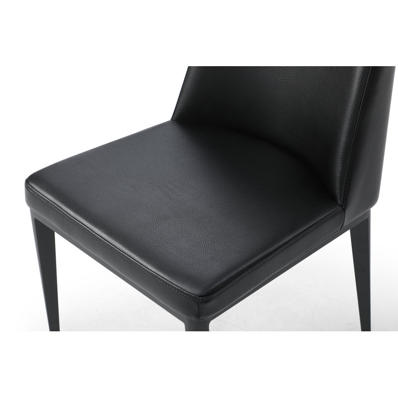 Chaise d'appoint rembourrée Hillsboro, Noir