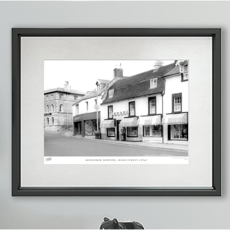 Midsomer Norton, High Street C1965 - Single Picture Frame Print, 40cm H X 50cm W x 2cm D