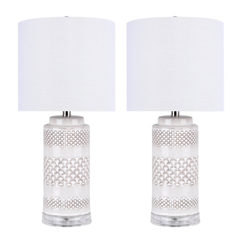 Brownett Table Lamp, Off White