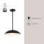 Umbra 14-in Black Pendant-2143468311
