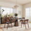 Grey Farmhouse Pedestal Louree Round Kitchen Table