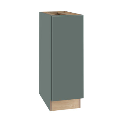Gallery Express Ellison Plywood Assembled 9 in W X 24 in D X 34.5 in H Full Height Door Base Kitchen Cabinet Right in Meadow