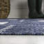 Tapis intérieur / extérieur bleu marine / crème Matthew-735473367